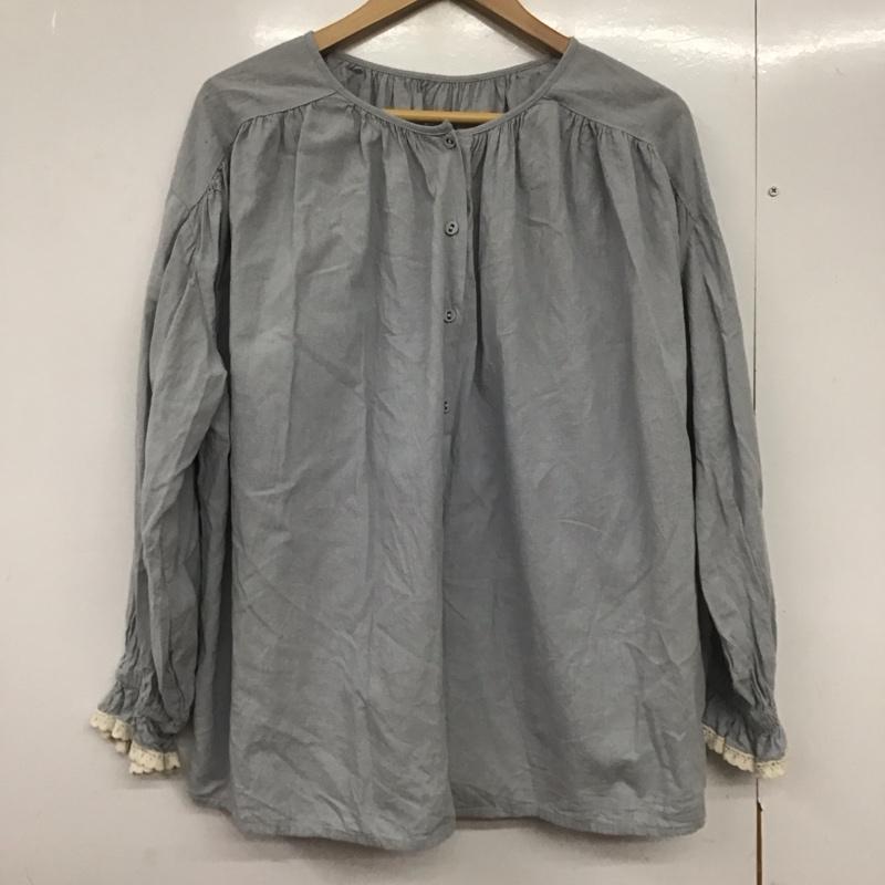 サマンサモスモス Samansa Mos2 シャツ、ブラウス 長袖 FREE 無地 水色 / ライトブルー /  レディース USED 古着 中古 10144000