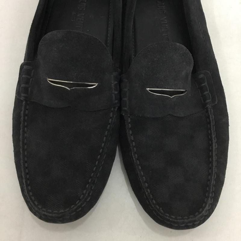 ルイヴィトン LOUIS VUITTON カジュアルシューズ カジュアルシューズ ND0145 ドライビングシューズ ダミエ 9 1/2  紺 / ネイビー /  メンズ USED 古着 中古 10149673