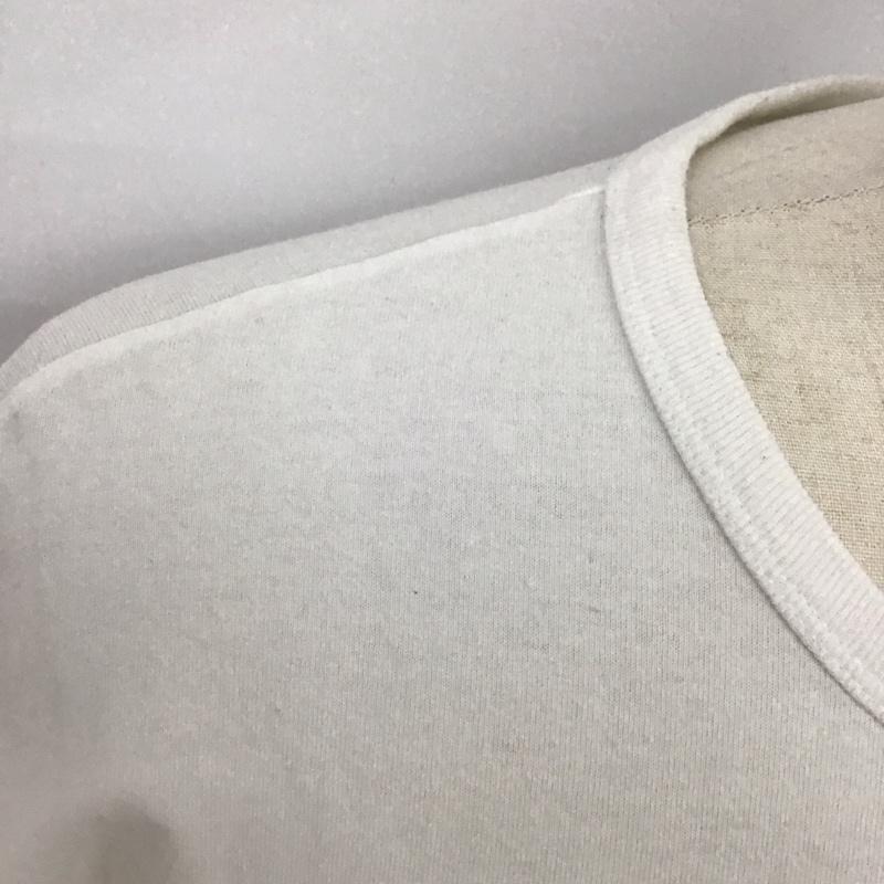 ラフアンドラゲッド ROUGH and RUGGED カットソー 長袖 長袖カットソー プリントカットソー クルーネック XL プリント 白 / ホワイト /  メンズ USED 古着 中古 10126195