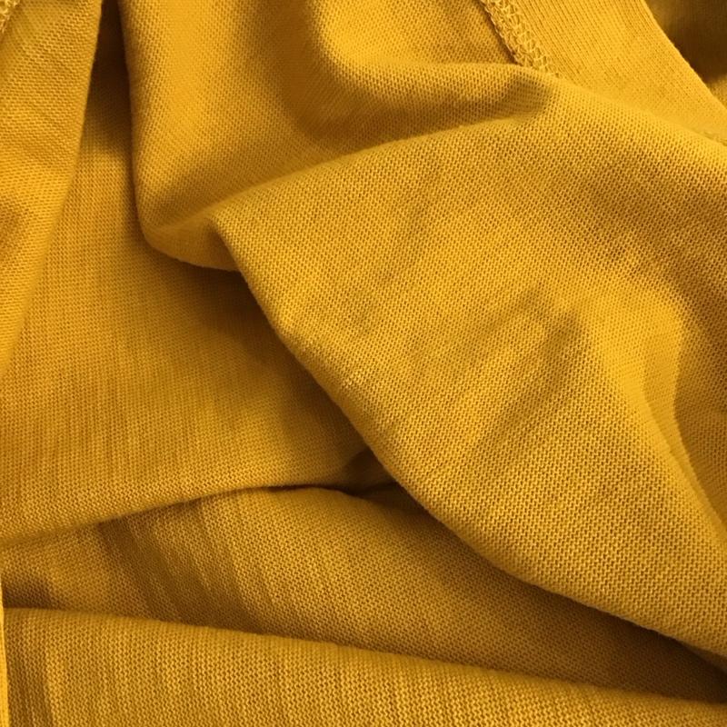 ビューティアンドユースユナイテッドアローズ BEAUTY&YOUTH UNITED ARROWS カットソー 長袖 長袖カットソー 無地カットソー クルーネック XL 無地 黄 / イエロー /  メンズ USED 古着 中古 10142590