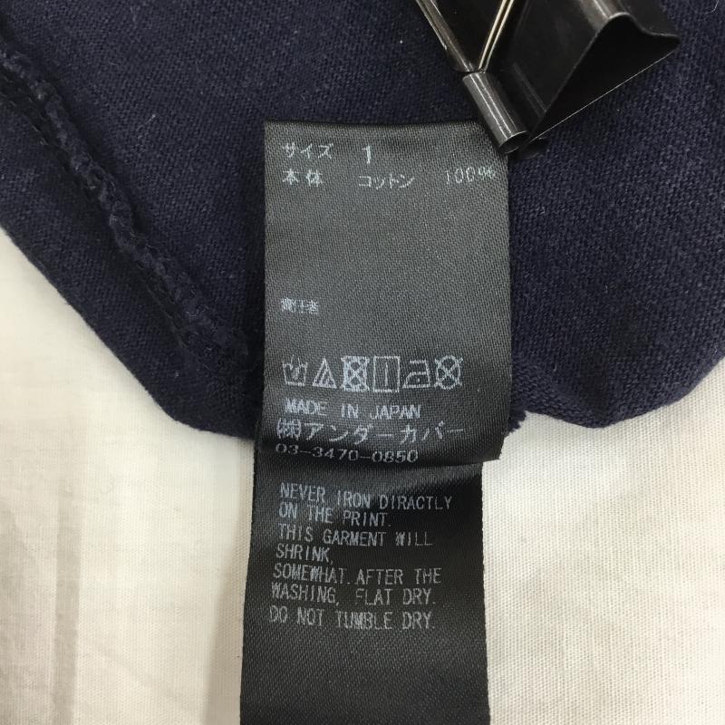アンダーカバー UNDERCOVER Tシャツ 半袖 TEE Dracula & Lady 1号 プリント 紺 / ネイビー /  メンズ USED 古着 中古 10127860