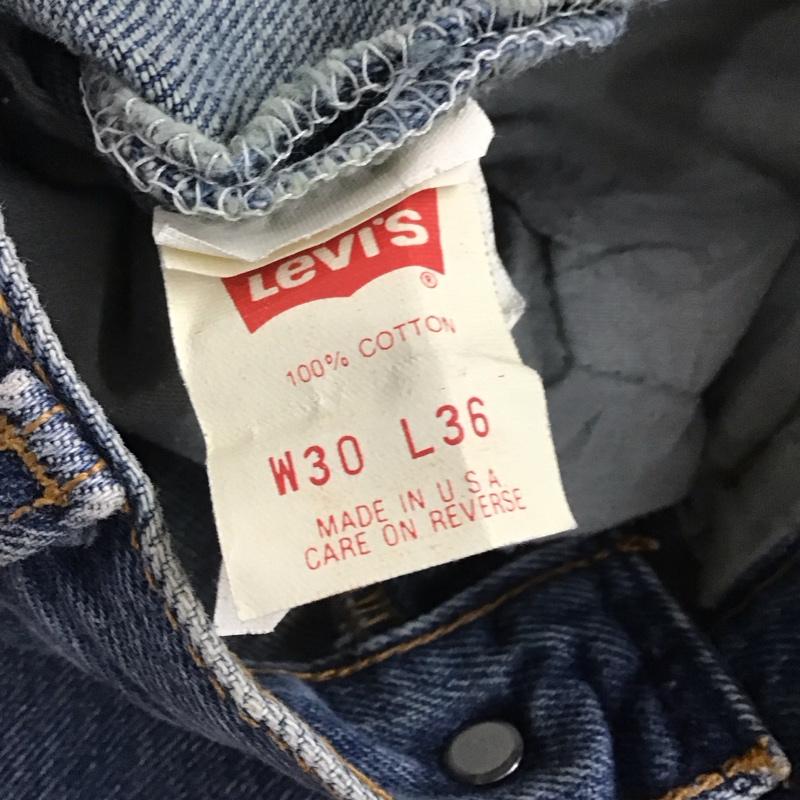 リーバイストラウスアンドコー Levi Strauss & co. パンツ デニム、ジーンズ デニムパンツ ワイドパンツ カジュアルパンツ 30インチ 無地 インディゴ / インディゴ /  メンズ USED 古着 中古 10141621