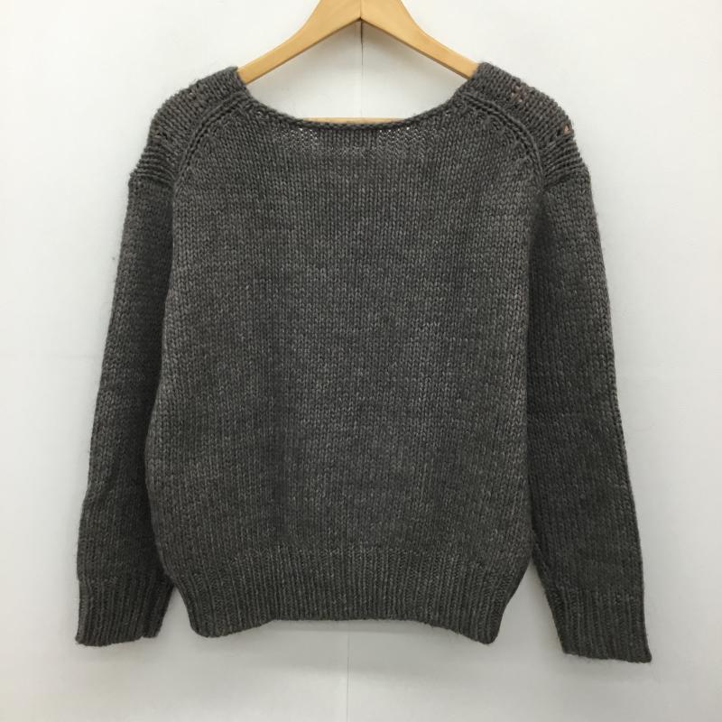 ビーミング バイ ビームス B:MING by BEAMS ニット、セーター 長袖 FREE 無地 グレージュ / グレージュ /  レディース USED 古着 中古 10138998