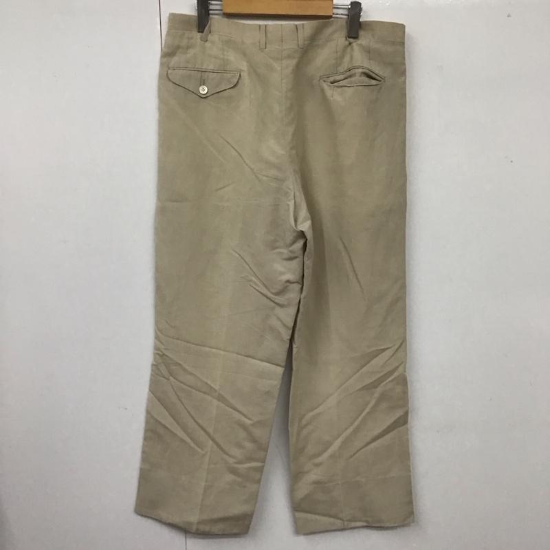 バーバリーズ BURBERRYS パンツ スラックス スラックス ワイドパンツ カジュアルパンツ ストレートパンツ 90s リネン 無地 ベージュ / ベージュ /  メンズ USED 古着 中古 10106558