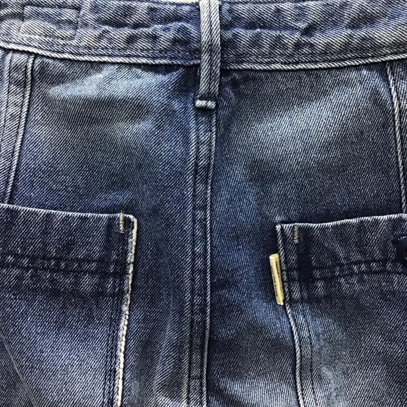 セポ cepo パンツ デニム、ジーンズ CCE-0453 ワイドパンツ S 無地 青 / ブルー /  レディース USED 古着 中古 10123422