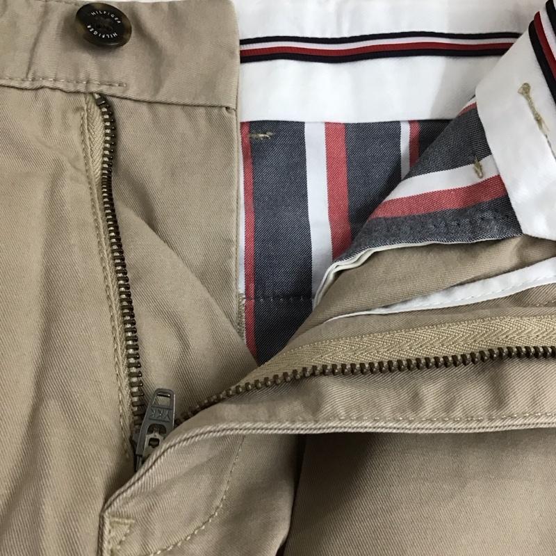 トミーヒルフィガー TOMMY HILFIGER パンツ ショートパンツ ショートパンツ ハーフパンツ カジュアルパンツ 32インチ 無地 ベージュ / ベージュ /  メンズ USED 古着 中古 10129072