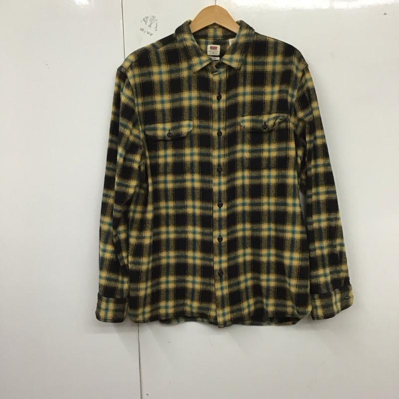 リーバイス Levi s シャツ、ブラウス 長袖 長袖シャツ チェックシャツ カラーシャツ M チェック マルチカラー / マルチカラー /  メンズ USED 古着 中古 10129258
