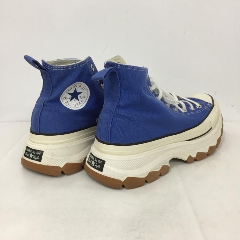 コンバース CONVERSE スニーカー スニーカー 1SD035 ALL STAR 100 TREKWAVE HI 厚底 27.5cm 27.5cm ロゴ、文字 青 / ブルー /  メンズ USED 古着 中古 10143964