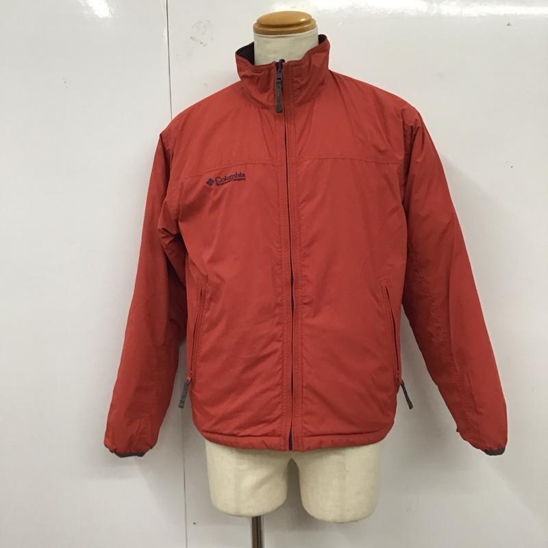 コロンビア Columbia ジャケット、上着 ジャンパー、ブルゾン 206 pm5141 リバーシブルナイロンジャケット ジップアップジャケット アウター S ロゴ、文字 紫 / パープル /  メンズ USED 古着 中古 10121036