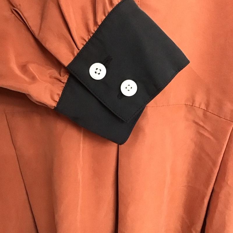 フレッドペリー FRED PERRY ワンピース ミニスカート 8 無地 橙 / オレンジ /  レディース USED 古着 中古 10143043