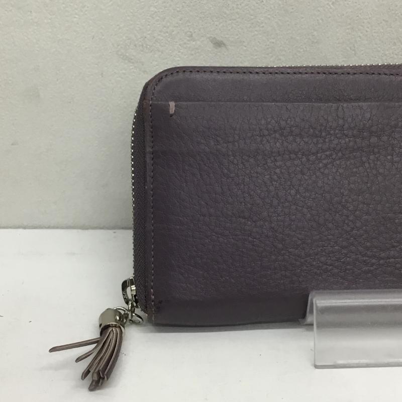 ツチヤカバン 土屋鞄 財布 長財布 無地 紫 / パープル /  レディース USED 古着 中古 10124383