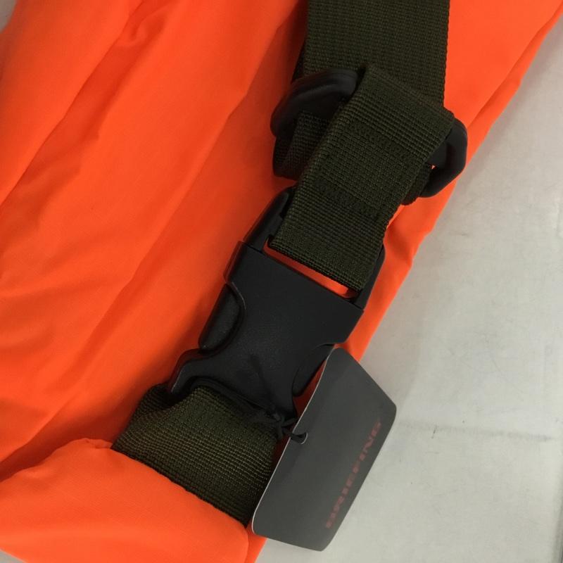 ブリーフィング BRIEFING ウエストバッグ ウエストバッグ BRM181204-040-001 ヒップバッグ ボディバッグ MINI POD SL PACKBLE 折りたたみ ロゴ、文字 橙 / オレンジ /  メンズ USED 古着 中古 10145168