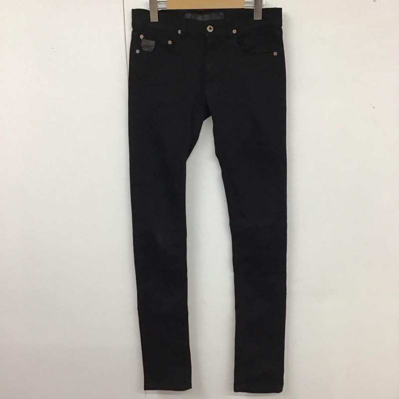 エイプリル77 APRIL77 パンツ デニム、ジーンズ デニムパンツ スリムパンツ ストレッチパンツ ジーンズ 27インチ 無地 黒 / ブラック /  メンズ USED 古着 中古 10119705