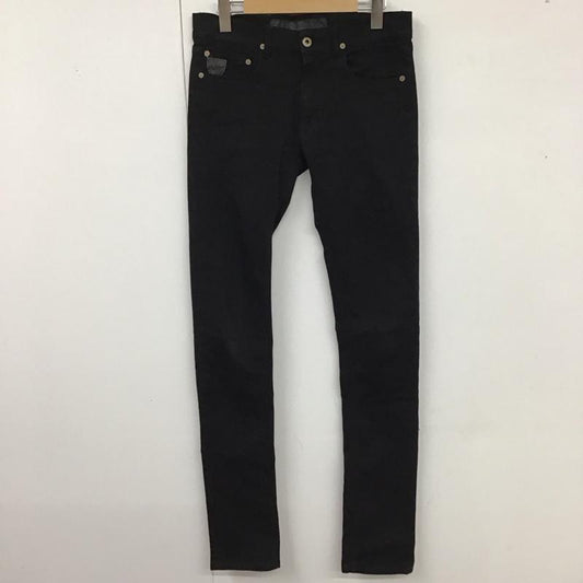 エイプリル77 APRIL77 パンツ デニム、ジーンズ デニムパンツ スリムパンツ ストレッチパンツ ジーンズ 27インチ 無地 黒 / ブラック /  メンズ USED 古着 中古 10119705