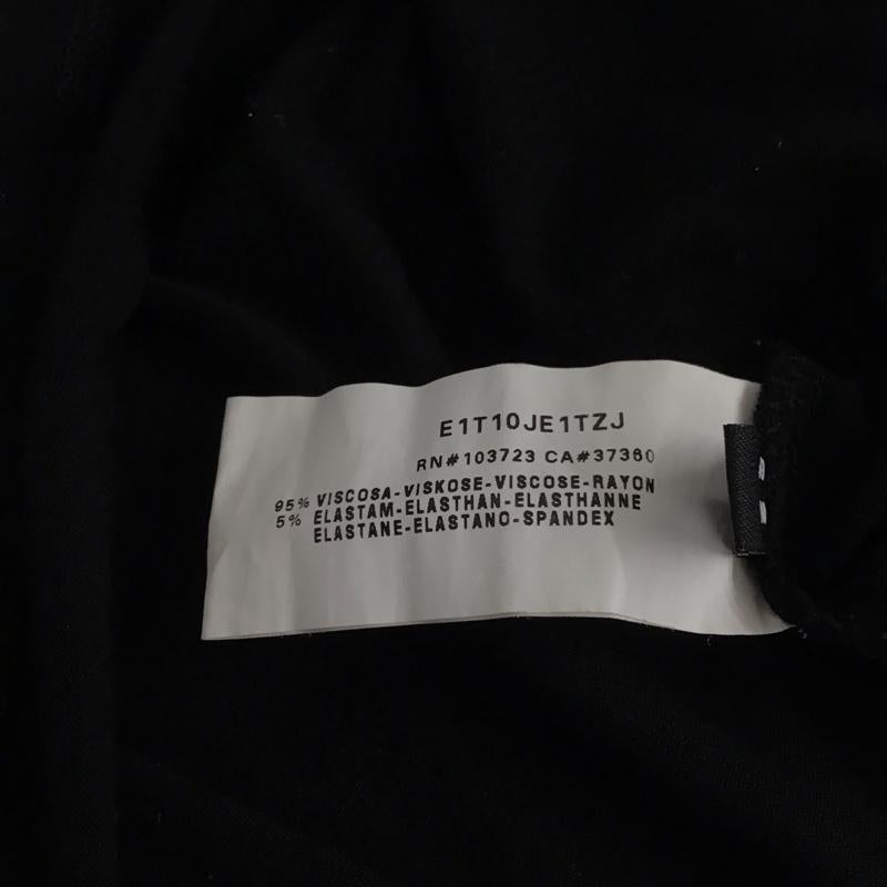 エンポリオアルマーニ EMPORIO ARMANI Tシャツ 半袖 半袖カットソー プリントTシャツ クルーネックカットソー S ロゴ、文字 黒 / ブラック /  メンズ USED 古着 中古 10136163