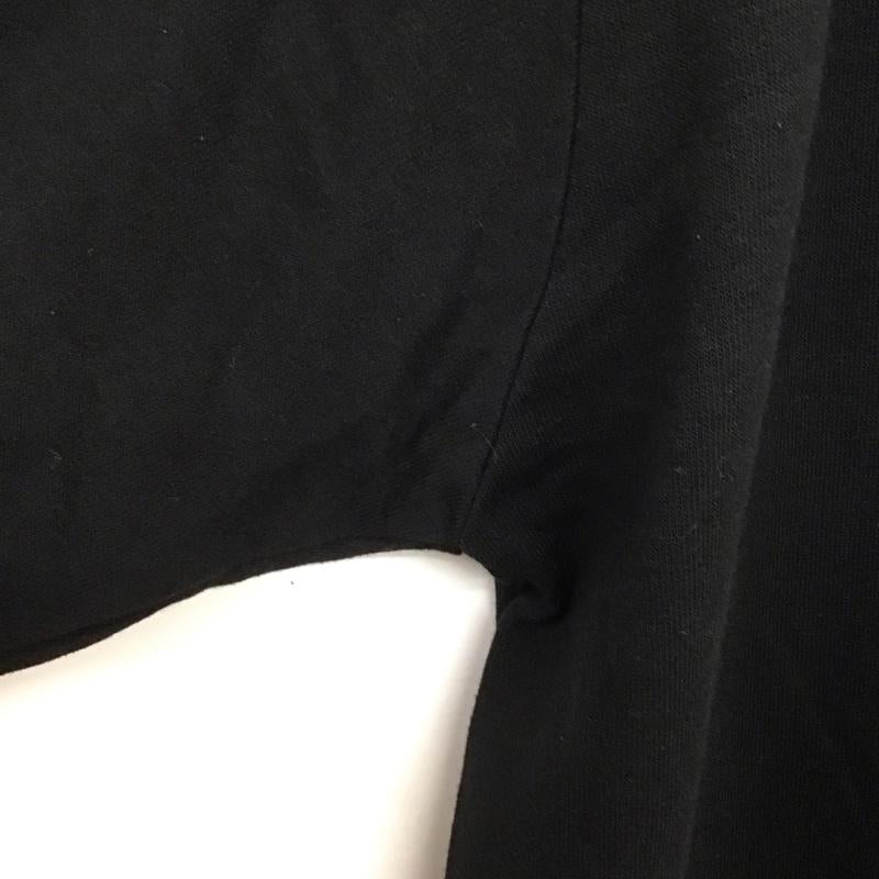 ヘルスニット Healthknit カットソー 長袖 長袖カットソー プリントカットソー クルーネック L 無地 黒 / ブラック /  メンズ USED 古着 中古 10146707