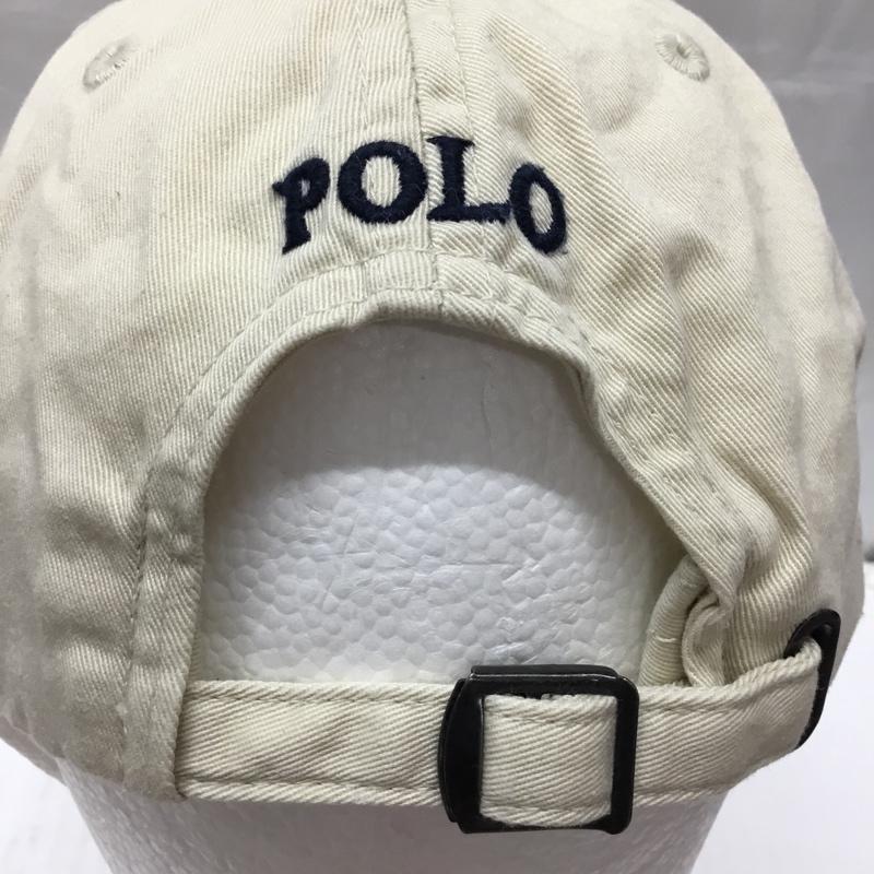 ポロバイラルフローレン Polo by RALPH LAUREN 帽子 キャップ ロゴ ワンポイント ベージュ / ベージュ /  メンズ USED 古着 中古 10111823