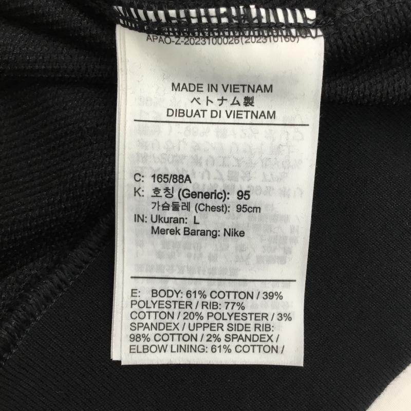 ナイキ NIKE トレーナー 長袖 FD6732-010 ソロ　DF　OLYB　フリース L ロゴ、文字 黒 / ブラック /  レディース USED 古着 中古 10136768