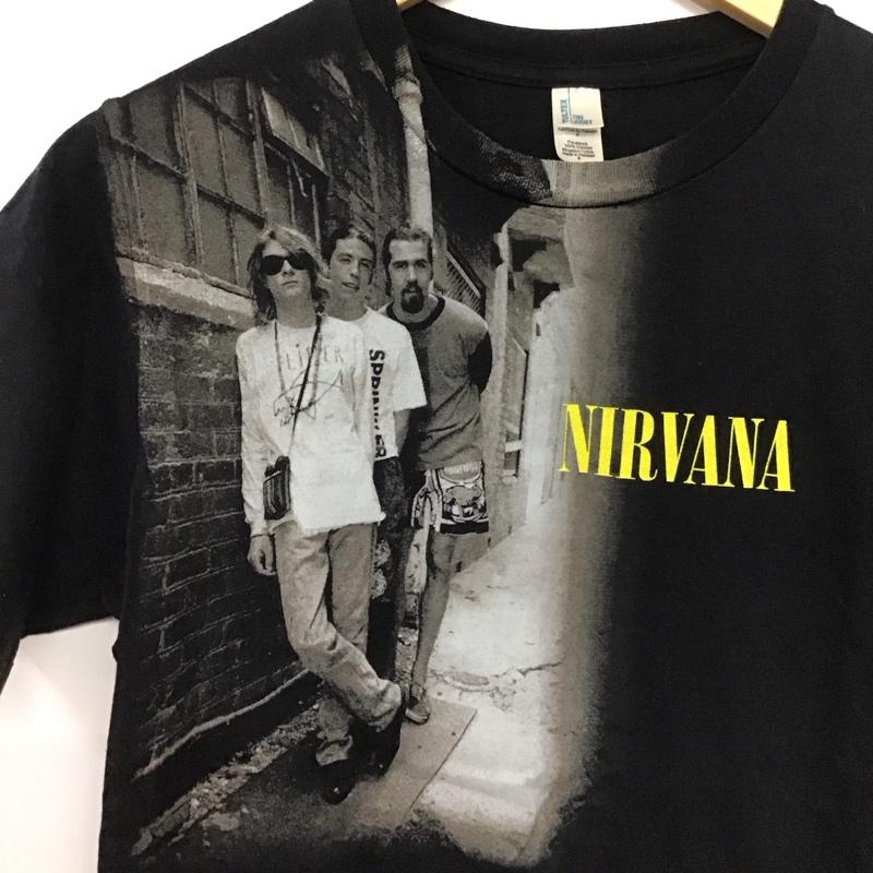 古着 USED Tシャツ 半袖 半袖シャツ カラーシャツ 半袖カットソー バンドTシャツ S プリント 黒 / ブラック /  メンズ USED 古着 中古 10124594