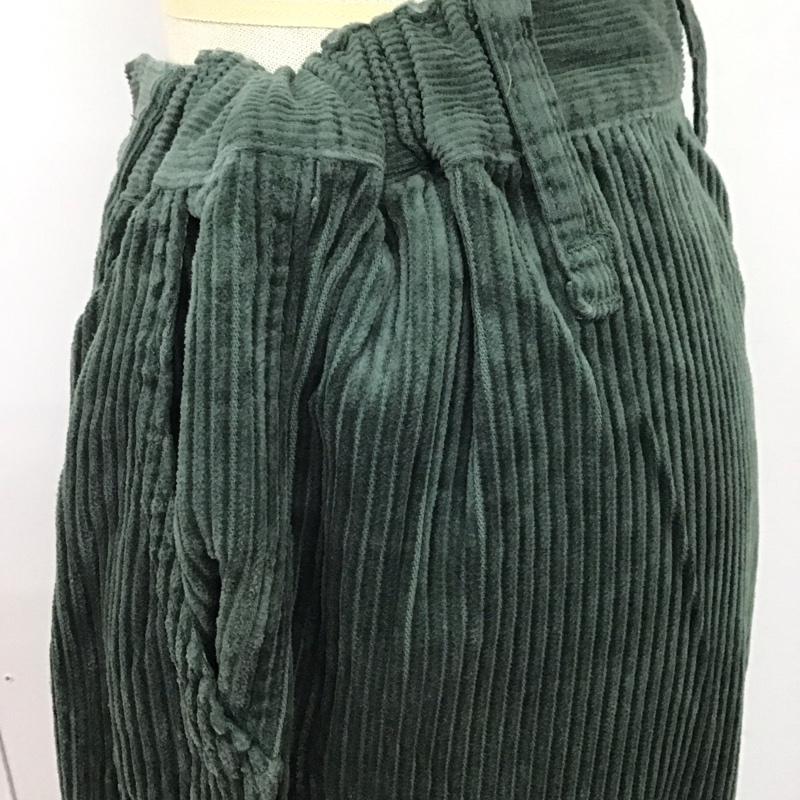 ニコアンド niko and... ボトムス ボトムス st95dl11sw ワイドパンツ M 無地 緑 / グリーン /  レディース USED 古着 中古 10121160
