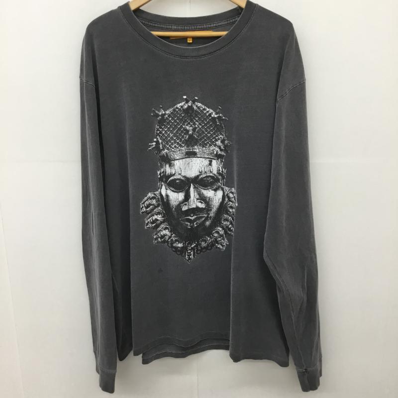 ユニオン UNION カットソー 長袖 UNION ORIGINAL CIVILIZED L/S TEE ユニオン ロンT 5 プリント 黒 / ブラック /  メンズ USED 古着 中古 10149686