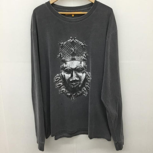 ユニオン UNION カットソー 長袖 UNION ORIGINAL CIVILIZED L/S TEE ユニオン ロンT 5 プリント 黒 / ブラック /  メンズ USED 古着 中古 10149686