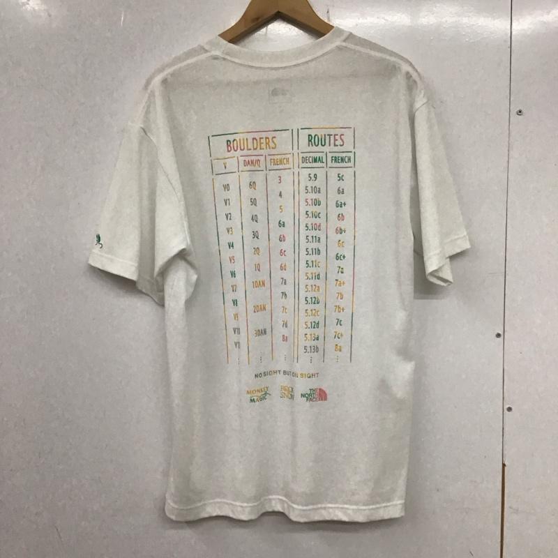 ザノースフェイス THE NORTH FACE Tシャツ 半袖 NT32330 ショートスリーブモンキーマジックティー L 無地 X プリント 白 / ホワイト /  メンズ USED 古着 中古 10134842