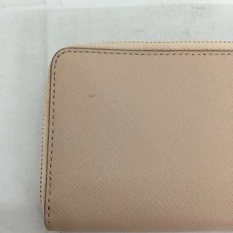 マイケルコース MICHAEL KORS 財布 長財布 35F8GTVW7L ラウンドファスナー ロゴ、文字 桃 / ピンク /  レディース USED 古着 中古 10138052