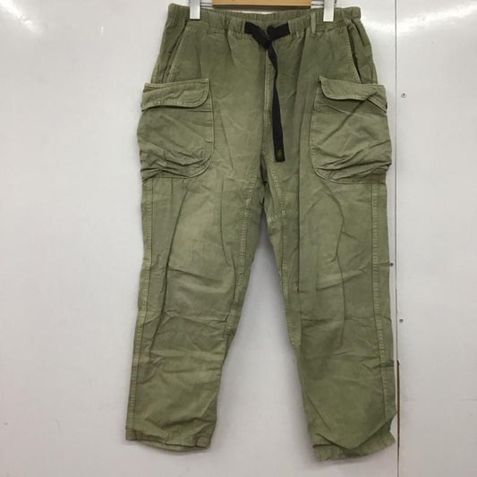 ゴーヘンプ GOHEMP パンツ ワークパンツ、ペインターパンツ カーゴパンツ M ロゴ、文字 カーキ / カーキ /  メンズ USED 古着 中古 10144052