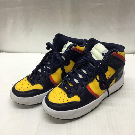 ナイキ NIKE スニーカー スニーカー DH3718-701 WMNS DUNK HIGH UP 22.5cm 22.5cm ロゴ、文字 紺 / ネイビー / X 黄 / イエロー / X 赤 / レッド / X 白 / ホワイト /  レディース USED 古着 中古 10111534