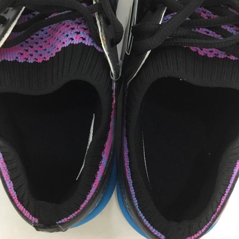 ヨネックス YONEX スニーカー スニーカー バドミントン シューズ パワークッション エクリプションZ 24cm 24.0cm ロゴ、文字 黒 / ブラック / X 青 / ブルー / X 桃 / ピンク /  レディース USED 古着 中古 10142462