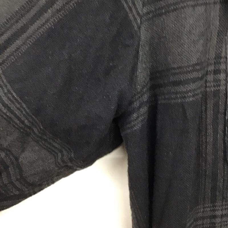ステューシー STUSSY シャツ、ブラウス 長袖 長袖シャツ チェックシャツ カラーシャツ XL チェック 黒 / ブラック /  メンズ USED 古着 中古 10141680