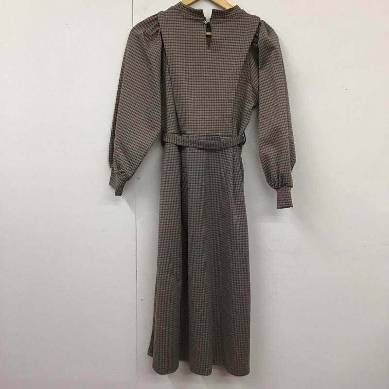 グローブ grove ワンピース ロングスカート S チェック マルチカラー / マルチカラー /  レディース USED 古着 中古 10120144