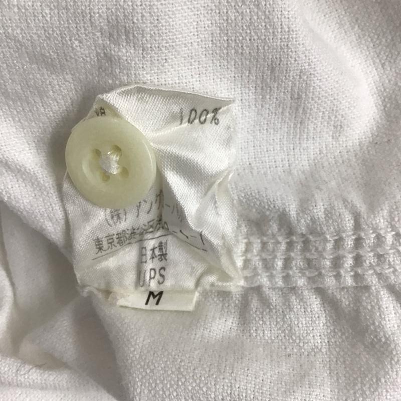 エムエイチエル MHL. シャツ、ブラウス 長袖 長袖シャツ 無地シャツ ノーカラーシャツ M 無地 白 / ホワイト /  メンズ USED 古着 中古 10131769