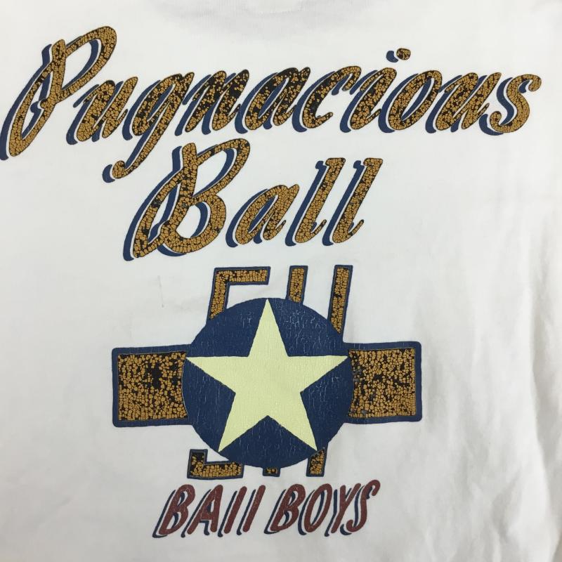 マッコイズ MCCOY`S Tシャツ 半袖 THE REAL McCOY`S&Co USA プリントT 半袖 40 プリント 白 / ホワイト /  メンズ USED 古着 中古 10129797