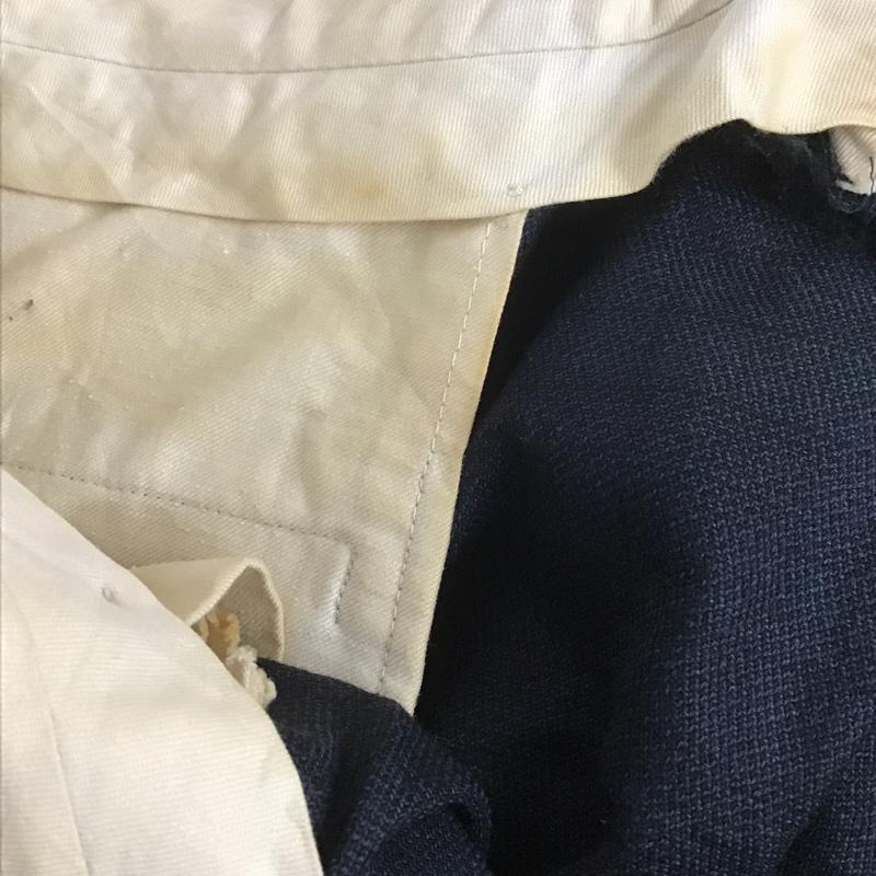 古着 USED パンツ スラックス スラックス ワイドパンツ カジュアルパンツ ストレートパンツ 60s 無地 紺 / ネイビー /  メンズ USED 古着 中古 10106258