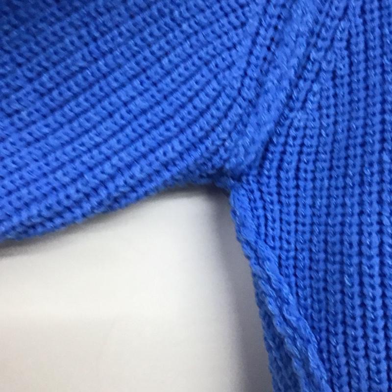 スタディオクリップ studio CLIP ニット、セーター 長袖 FREE 無地 青 / ブルー /  レディース USED 古着 中古 10141746