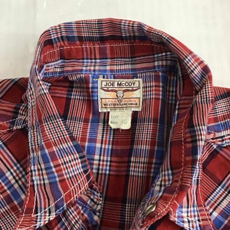 ジョーマッコイ JOE McCOY シャツ、ブラウス 半袖 半袖シャツ カラーシャツ 半袖カットソー チェックシャツ チェック マルチカラー / マルチカラー /  メンズ USED 古着 中古 10113102