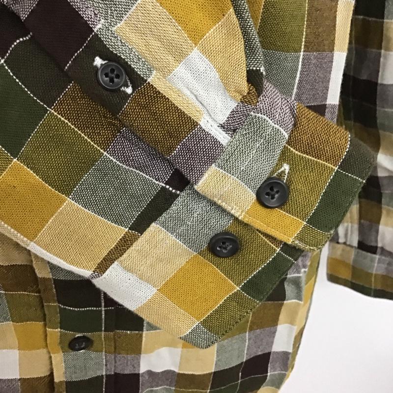 エディーバウアー Eddie Bauer シャツ、ブラウス 長袖 長袖シャツ カラーシャツ ポケットシャツ 長袖カットソー チェックシャツ S チェック マルチカラー / マルチカラー /  メンズ USED 古着 中古 10112585