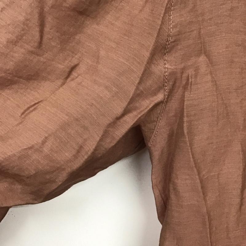 ムルーア MURUA シャツ、ブラウス 長袖 シアーシャツ FREE 無地 茶 / ブラウン /  レディース USED 古着 中古 10130873