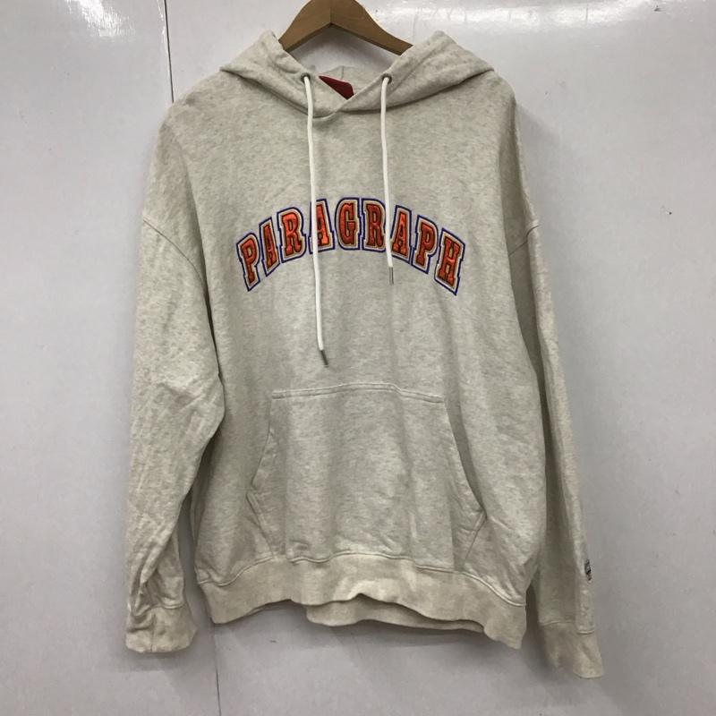 パラグラフ Paragraph パーカー 長袖 プルオーバー FREE ロゴ、文字 灰 / グレー /  メンズ USED 古着 中古 10108336