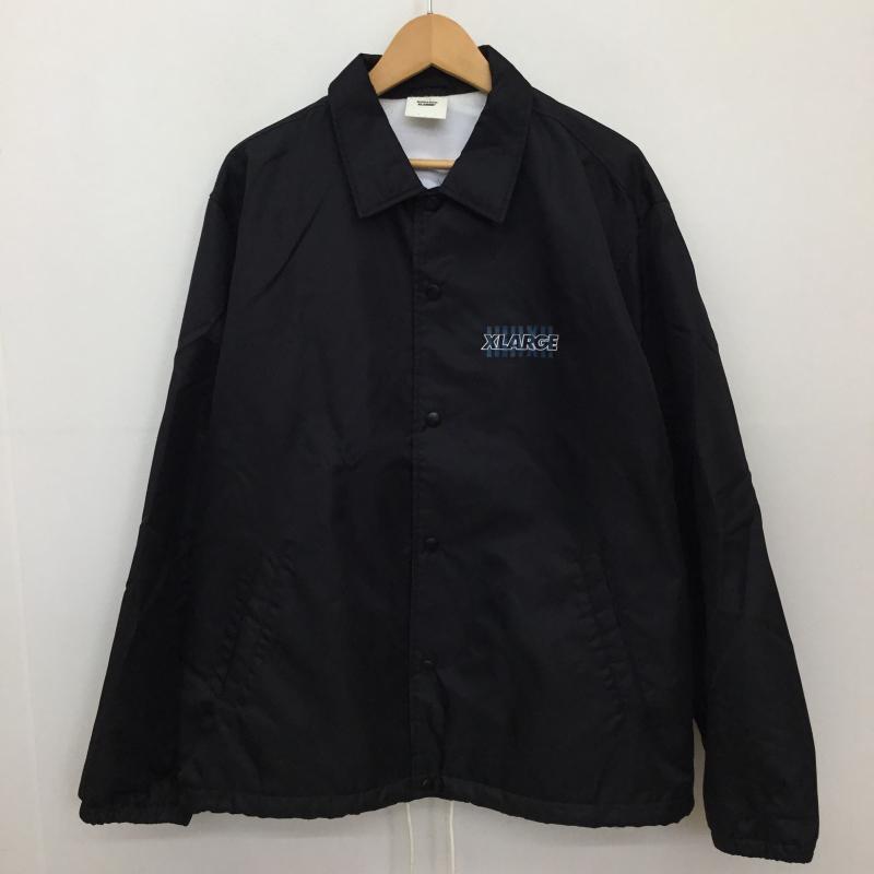 エクストララージ XLARGE ジャケット、上着 ジャケット、ブレザー L ロゴ、文字 黒 / ブラック /  メンズ USED 古着 中古 10137327