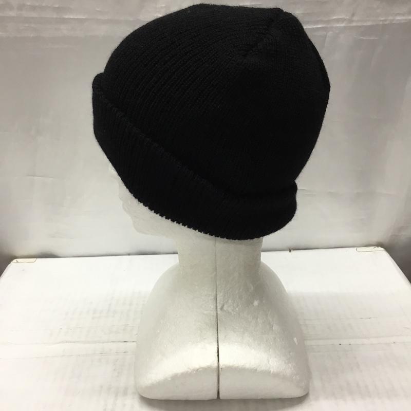 古着 USED 帽子 ニット帽 ウール ミリタリー 無地 黒 / ブラック /  メンズ USED 古着 中古 10115256
