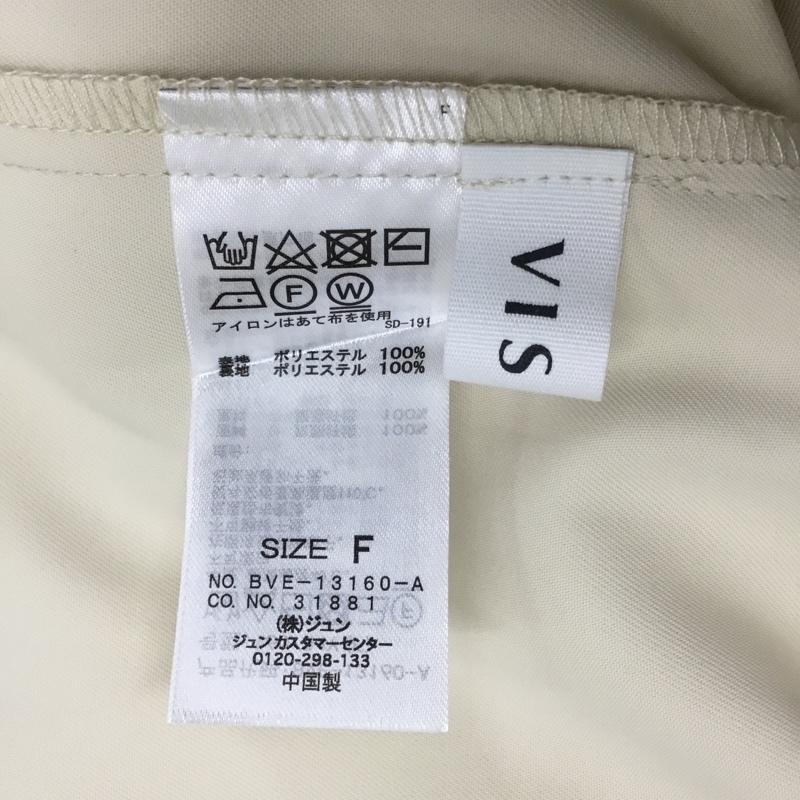ビス ViS ワンピース ロングスカート ノースリーブロングワンピース フレアスカートワンピース FREE 無地 アイボリー / アイボリー /  レディース USED 古着 中古 10115814