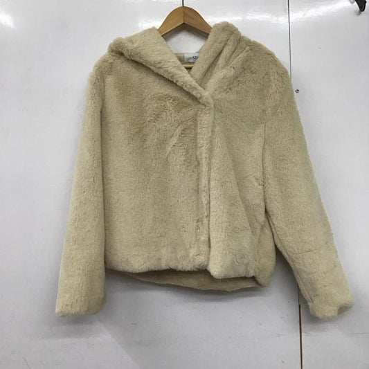 アズールバイマウジー AZUL BY MOUSSY コート コート一般 250CAM30-171I ECO FUR FOOD SHORT COAT S 無地 オフホワイト / オフホワイト /  レディース USED 古着 中古 10141320