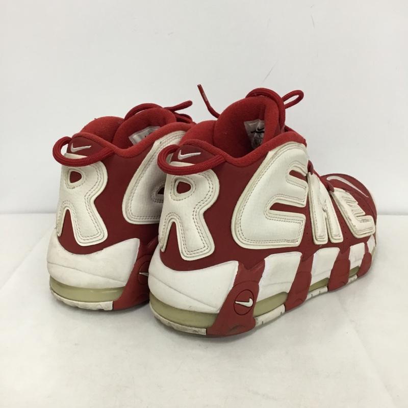 ナイキ NIKE スニーカー スニーカー 902290 600 AIR MORE UPTEMPO SUPREME 27cm 27.0cm ロゴ、文字 赤 / レッド / X 白 / ホワイト /  メンズ USED 古着 中古 10143658