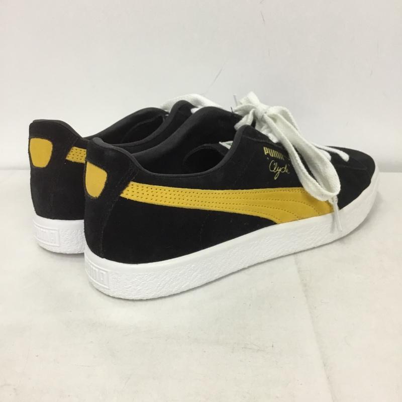 プーマ PUMA スニーカー スニーカー 391962-05 CLYDE OG 27cm 箱有 27.0cm ロゴ、文字 黒 / ブラック / X 黄 / イエロー /  メンズ USED 古着 中古 10132842