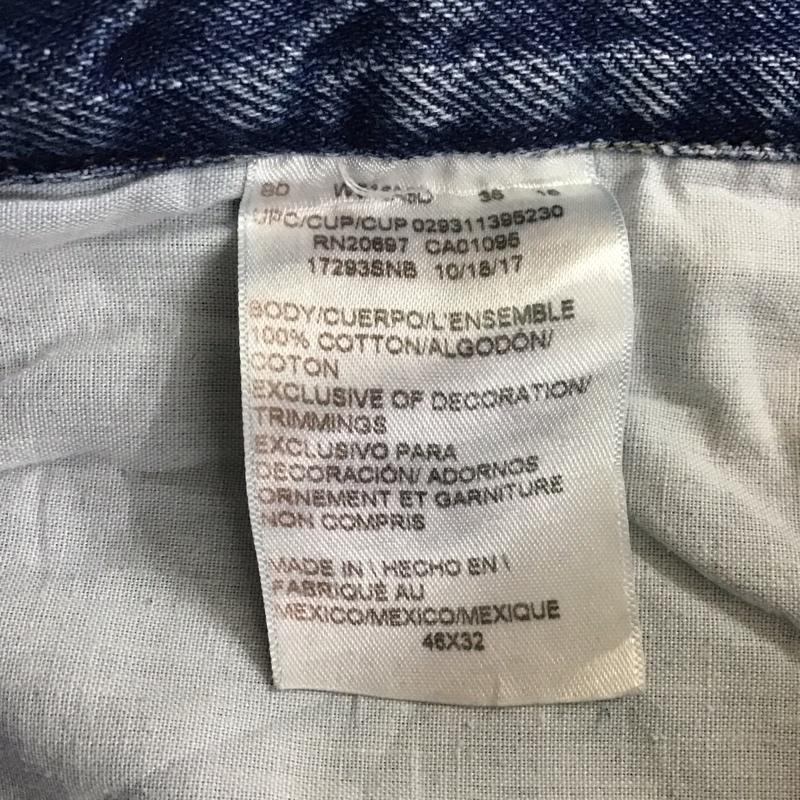 ディッキーズ Dickies パンツ デニム、ジーンズ デニムパンツ ストレートパンツ ワイドパンツ カジュアルパンツ 36 無地 インディゴ / インディゴ /  メンズ USED 古着 中古 10116525