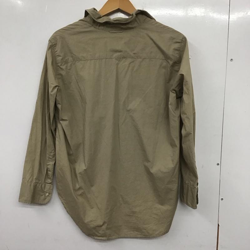 ニコアンド niko and... シャツ、ブラウス 長袖 無地 茶 / ブラウン /  レディース USED 古着 中古 10140403