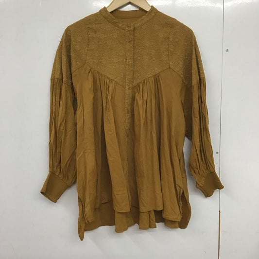 スタディオクリップ studio CLIP シャツ、ブラウス 長袖 SK239007 FREE 無地 マスタード / マスタード /  レディース USED 古着 中古 10132850
